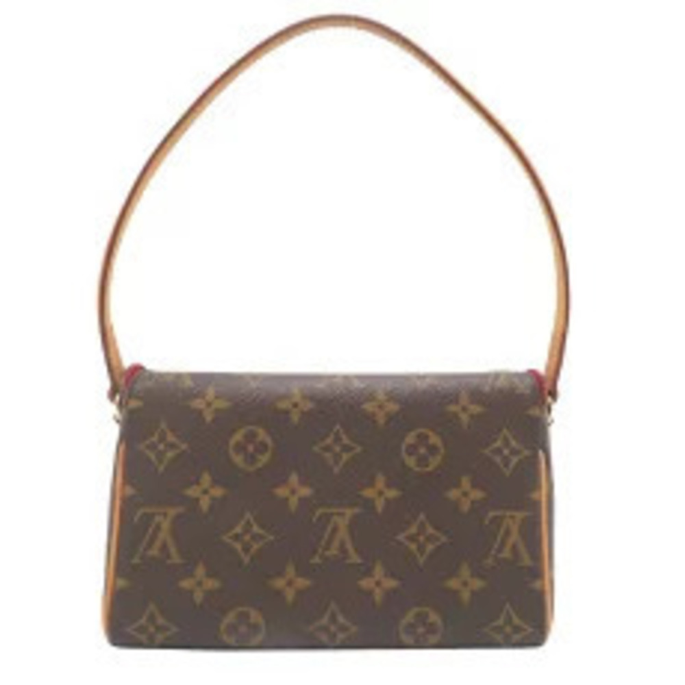 Louis Vuitton Shoulder Bag Brown Recital Monogram